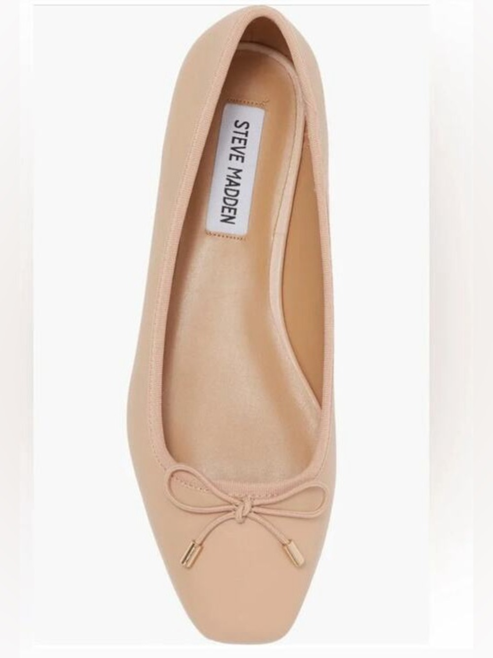 Steve Madden Blush Nude Ballet Flat with Bow